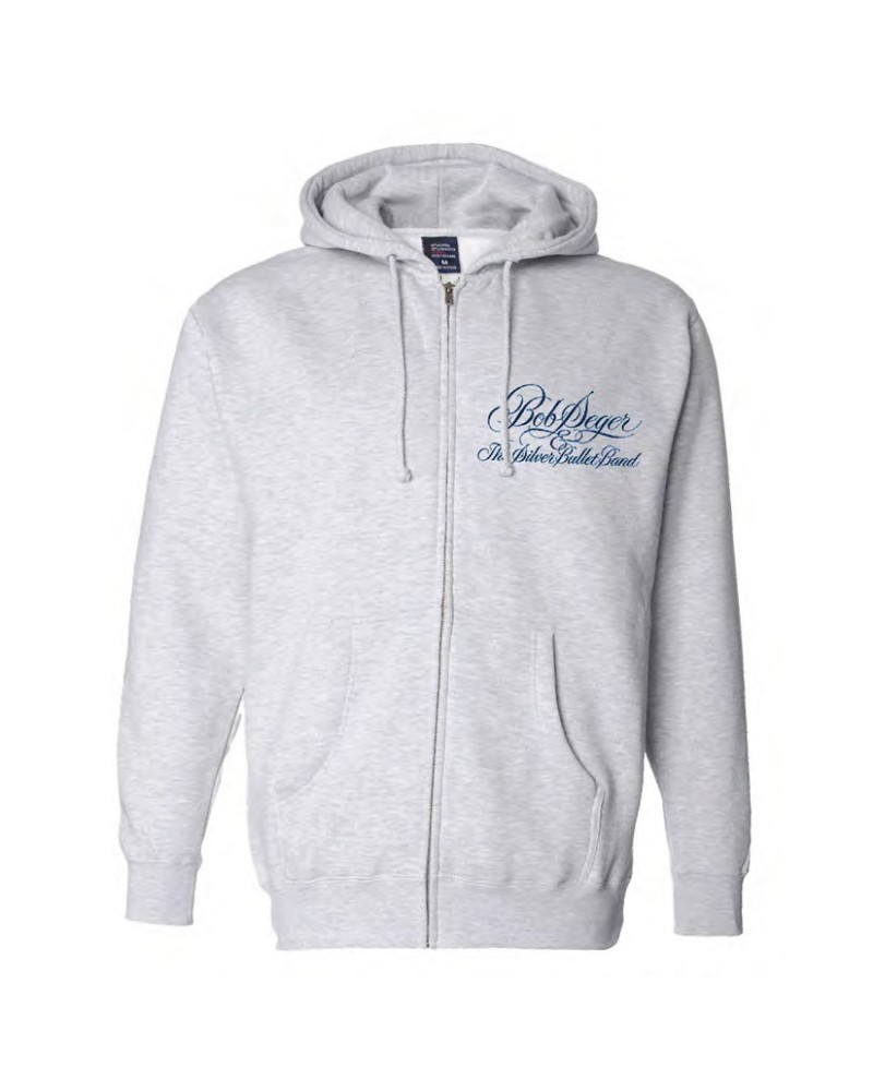 Bob Seger & The Silver Bullet Band Against The Wind Zip Hoodie $19.80 Sweatshirts