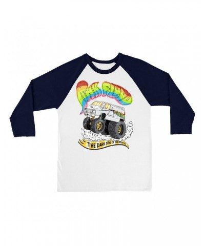 Pink Floyd 3/4 Sleeve Baseball Tee | Dark Side Of The Moon Tour Road Trip Shirt $9.28 Shirts