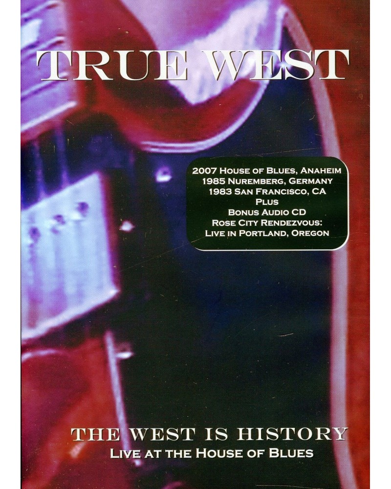 True West WEST IS HISTORY: LIVE AT HOUSE OF BLUES DVD $4.80 Videos