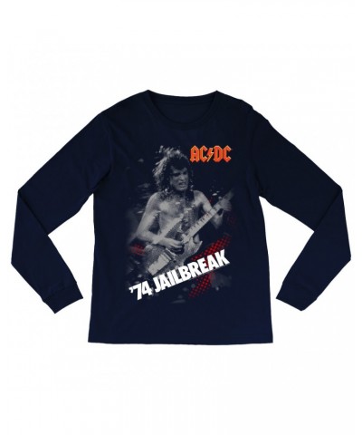 AC/DC Long Sleeve Shirt | 74 Jailbreak Ben-Day Dots Shirt $12.28 Shirts