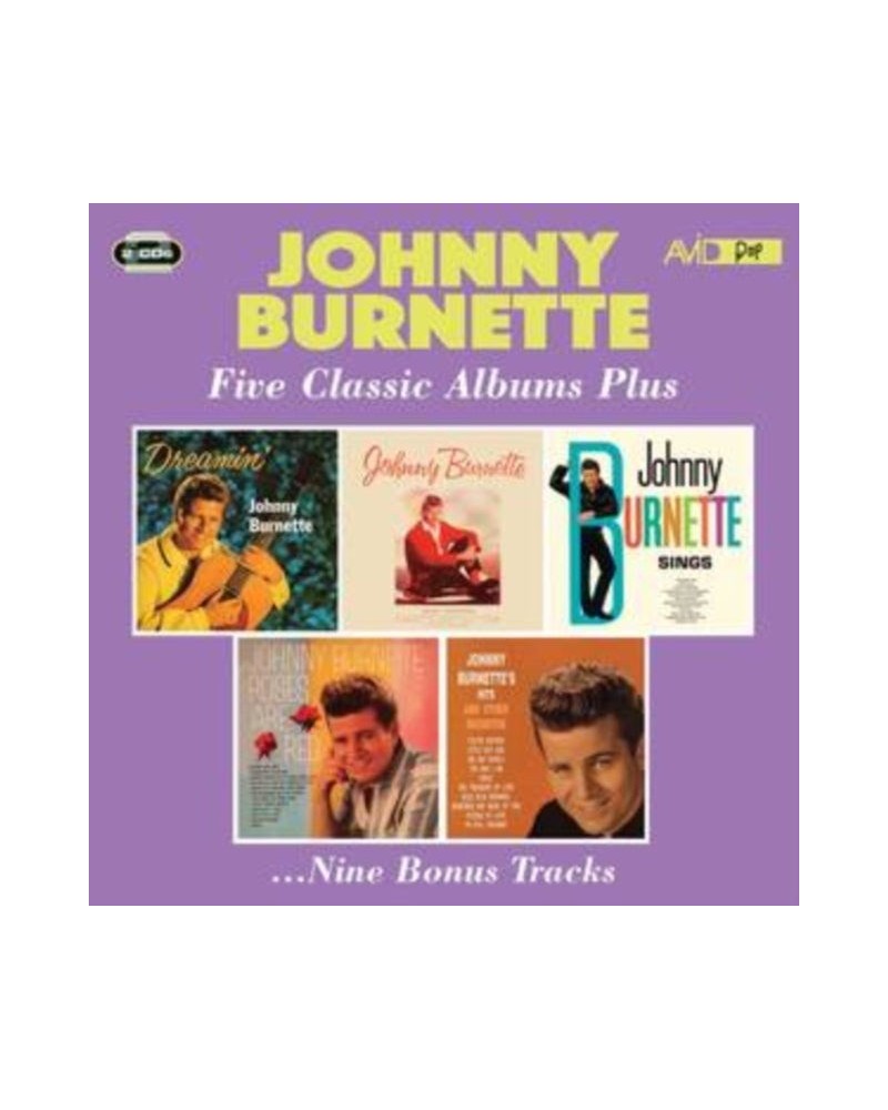 CD - Five Classic Albums Plus (Dreamin' / Johnny Burnette / Johnny Burnette Sings / Roses Are Red / Hits And Other Favourites...