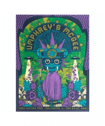 Umphrey's McGee Summer Camp 2018 Poster by Status Serigraph $12.90 Decor