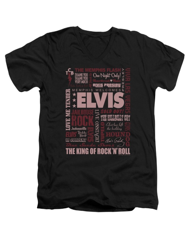 Elvis Presley T Shirt (Slim Fit) | WHOLE LOTTA TYPE Slim-fit Tee $5.89 Shirts