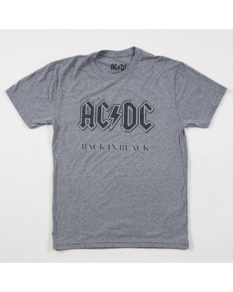 AC/DC Back In Black Logo Triblend T-Shirt $6.45 Shirts