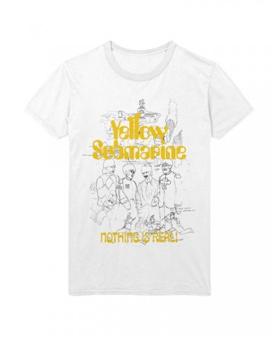 The Beatles Yellow Submarine 50th Anniversary White Outline T-Shirt $13.20 Shirts