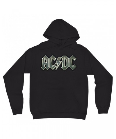 AC/DC Hoodie | Metal Metallic Logo Hoodie $14.38 Sweatshirts