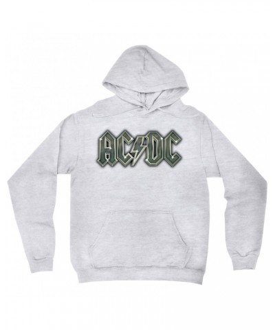 AC/DC Hoodie | Metal Metallic Logo Hoodie $14.38 Sweatshirts