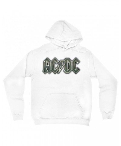 AC/DC Hoodie | Metal Metallic Logo Hoodie $14.38 Sweatshirts