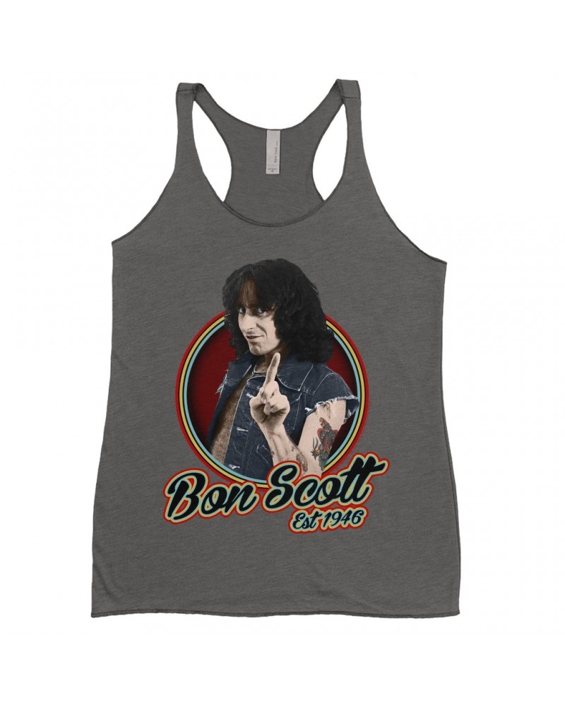 Bon Scott Ladies' Tank Top | Established 1946 Shirt $12.74 Shirts