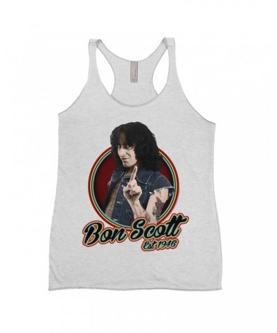 Bon Scott Ladies' Tank Top | Established 1946 Shirt $12.74 Shirts