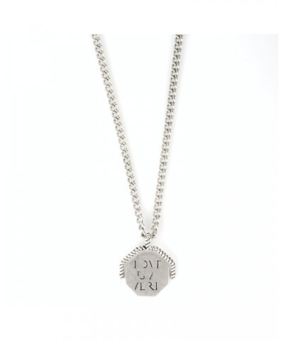 John Mayer Revolving “LOVE IS A VERB” Necklace $72.15 Accessories