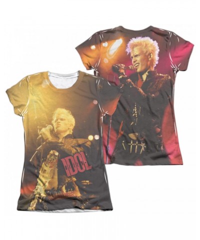 Billy Idol Junior's Shirt | REBEL (FRONT/BACK PRINT) Junior's Tee $10.66 Shirts