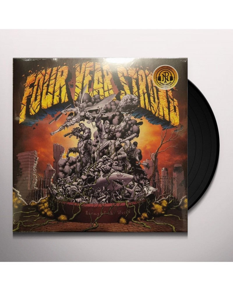 Four Year Strong ENEMY OF THE WORLD (COLOR VINYL) Vinyl Record $11.36 Vinyl