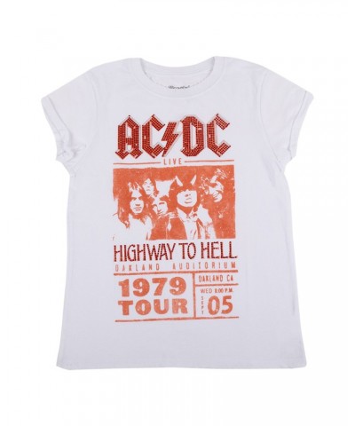 AC/DC 1979 Highway to Hell World Tour Crystal T-shirt $19.68 Shirts