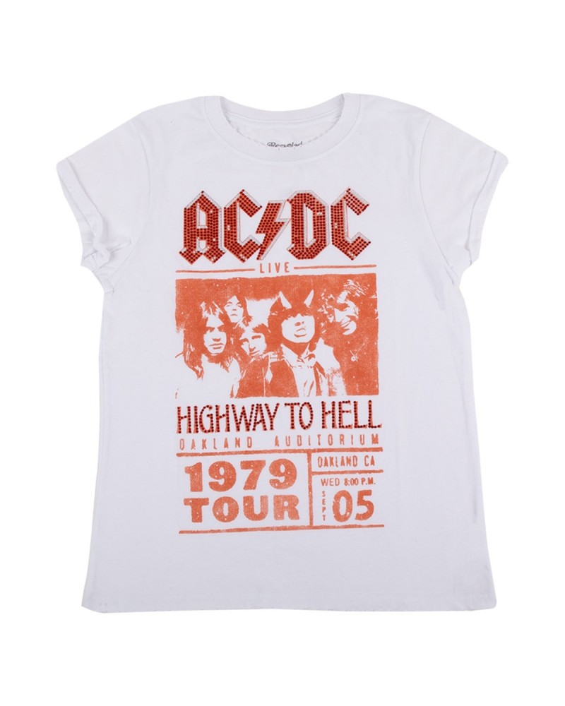 AC/DC 1979 Highway to Hell World Tour Crystal T-shirt $19.68 Shirts