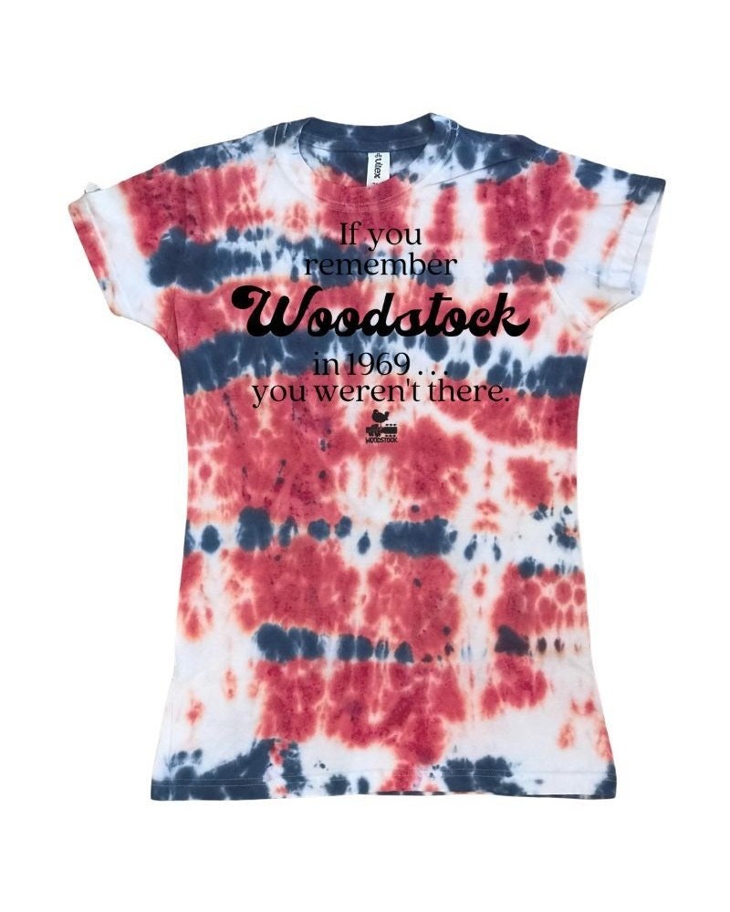 Woodstock Women's If You Remember Tie-Dye T-Shirt $13.50 Shirts