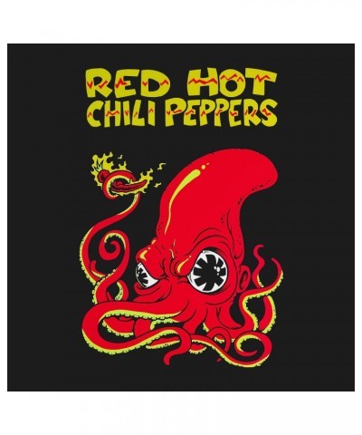 Red Hot Chili Peppers T-Shirt | Fire Squid Cartoon Shirt $3.84 Shirts