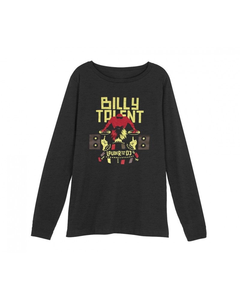 Billy Talent Women's Louder Than The DJ Longsleeve $12.00 Shirts