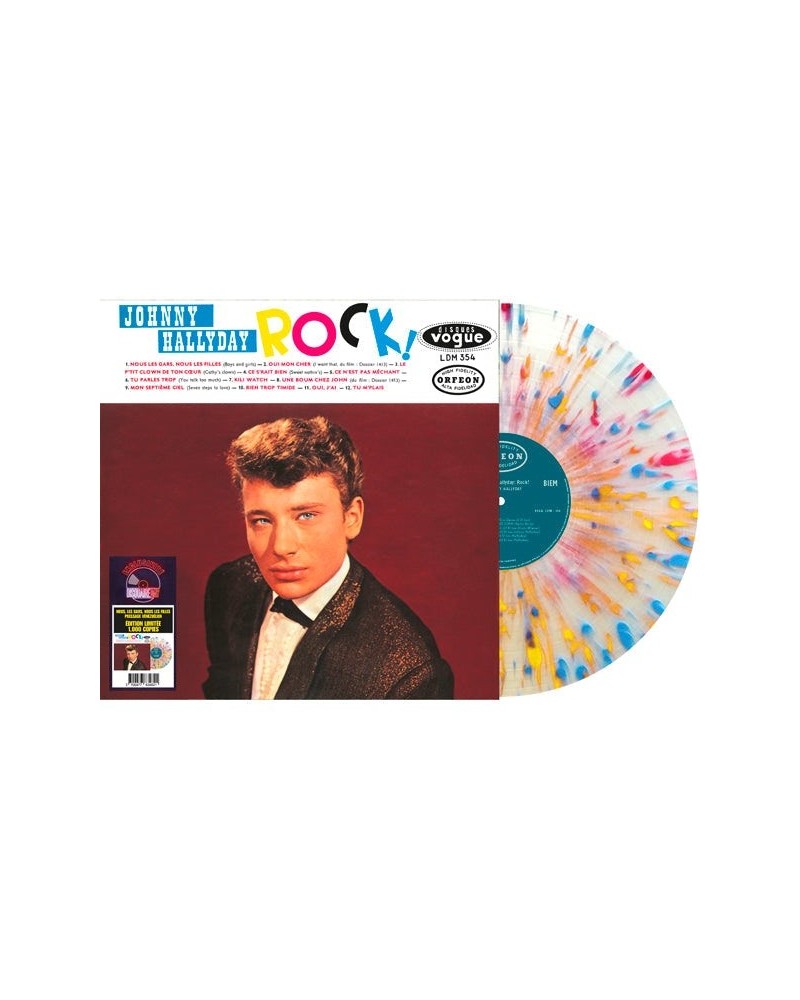 Johnny Hallyday LP - Nous Les Gars Nous Les Filles (Venézuéla) - Rock! (Yellow/Pink/Blue/Orange Splatter Vnyl) (Rsd 2022) $7....