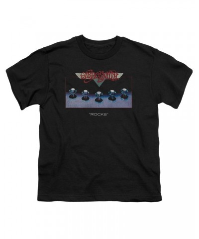 Aerosmith Youth Tee | ROCKS Youth T Shirt $7.82 Kids