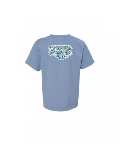 Phish Youth Pollock Ice Fisherman Heavy Tee on Saltwater Blue $9.20 Shirts