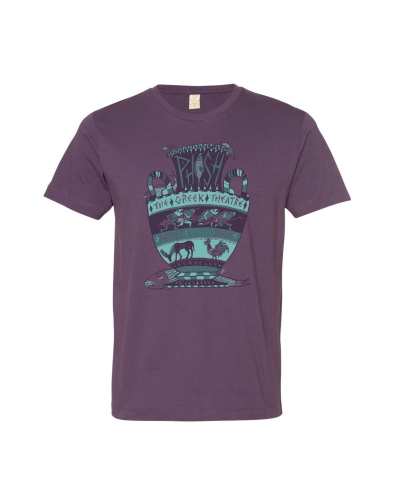 Phish Pollock Greek Theatre Tee on Merlot $10.50 Shirts