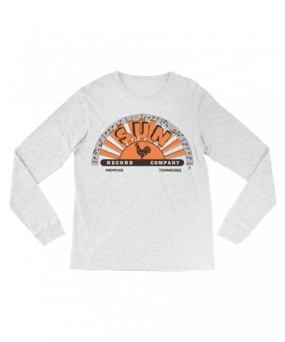 Sun Records Long Sleeve Shirt | Orange Brown Half Logo Shirt $14.68 Shirts