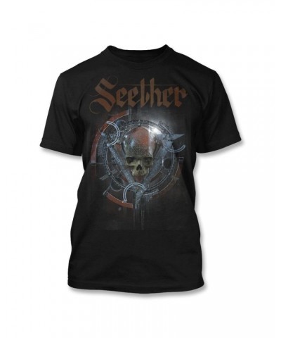 Seether Skreeing Skull Black T-Shirt $9.30 Shirts