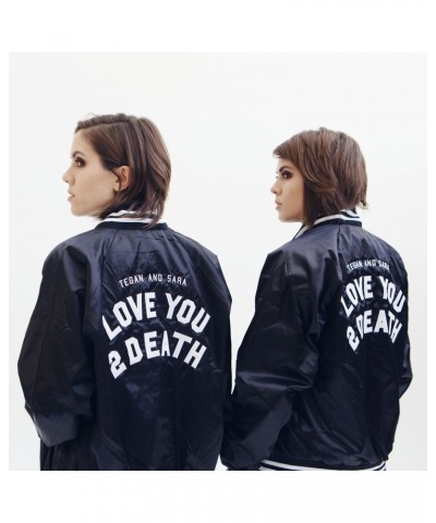 Tegan and Sara Love You To Death Satin Baseball Bomber Jacket $37.50 Outerwear