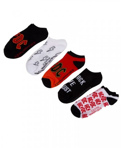 AC/DC Five Pack 9-11 Kid's Highway to Hell Ankle Logo Socks $2.05 Footware