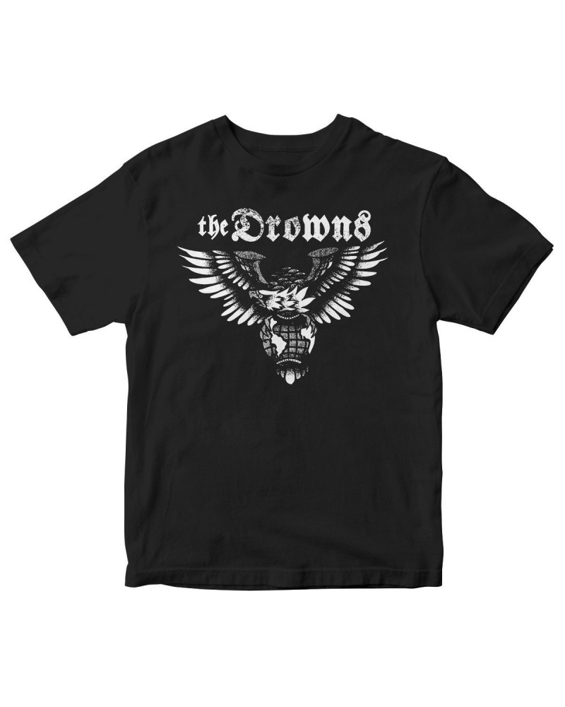 The Drowns Eagle Logo - White on Black - T-Shirt $3.44 Shirts