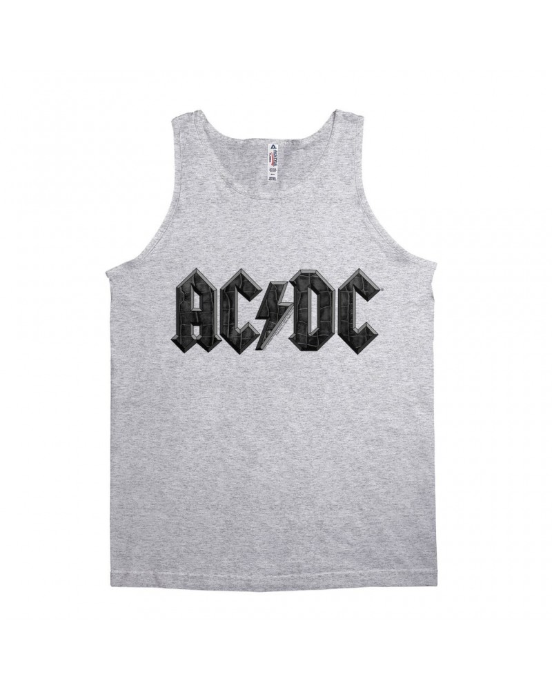 AC/DC Unisex Tank Top | Crocodile Texture Logo Shirt $12.48 Shirts