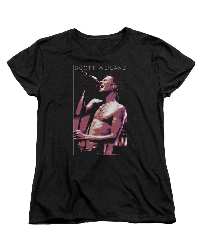 Scott Weiland Women's Shirt | VOCAL BLAST Ladies Tee $6.60 Shirts