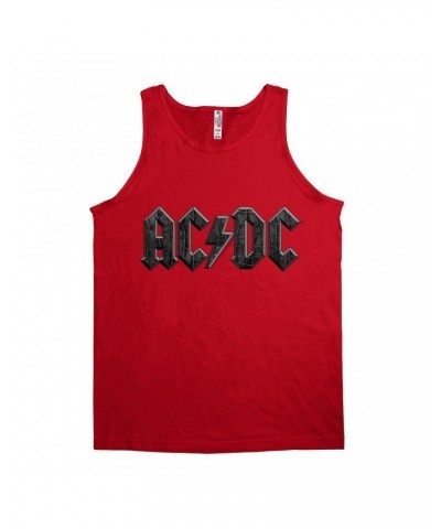 AC/DC Unisex Tank Top | Crocodile Texture Logo Shirt $12.48 Shirts