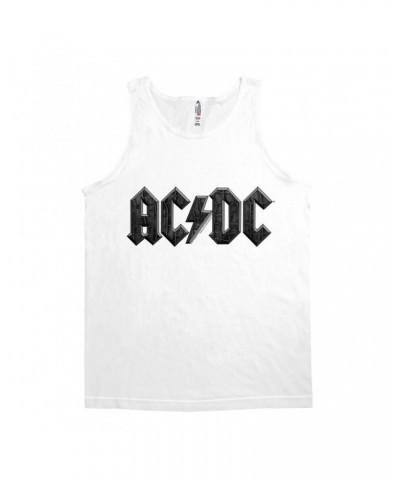 AC/DC Unisex Tank Top | Crocodile Texture Logo Shirt $12.48 Shirts