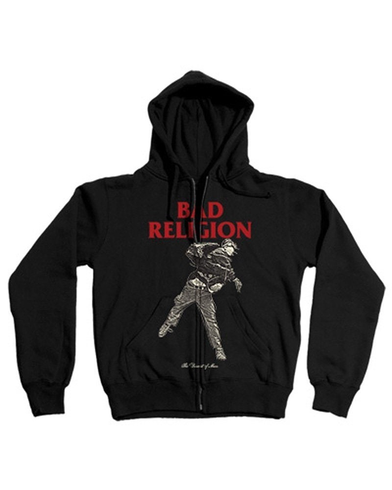 Bad Religion The Dissent Of Man Zip-Up Hoodie (Black) $16.85 Sweatshirts