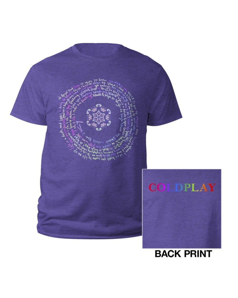 Coldplay Flower Of Life Youth Tee $6.98 Kids