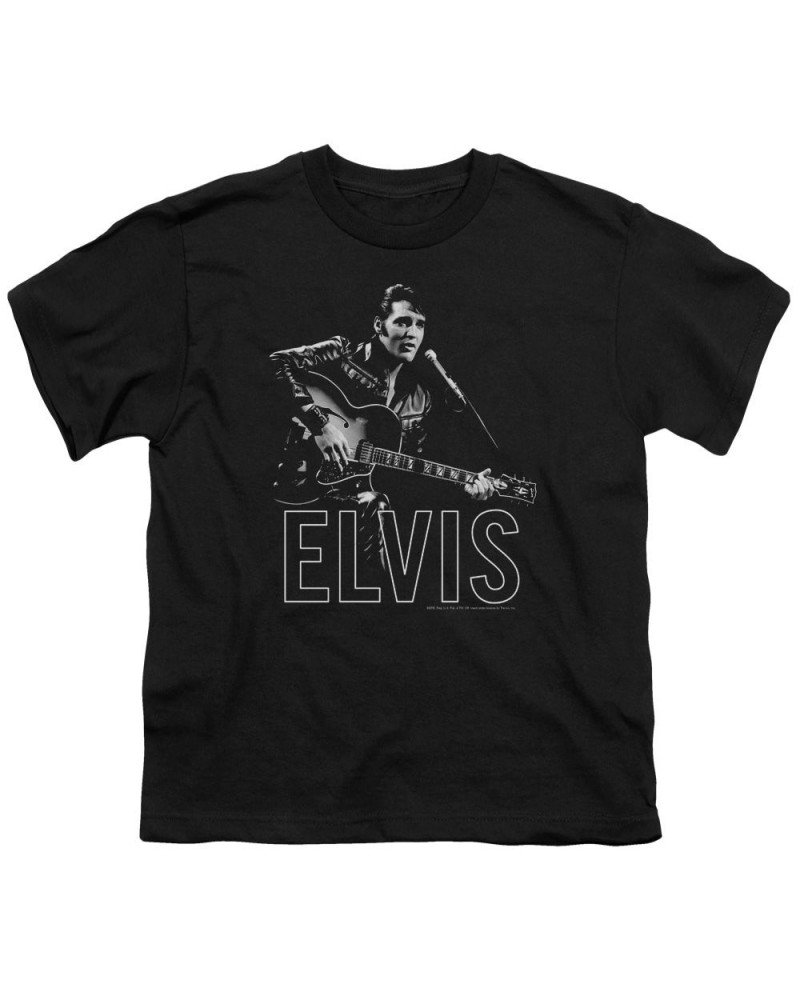 Elvis Presley Youth Tee | GUITAR IN HAND Youth T Shirt $4.80 Kids