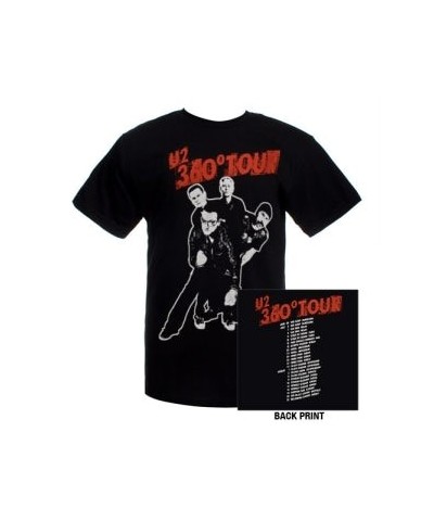 U2 Band Photo T-Shirt With European Tour Dates $7.60 Shirts