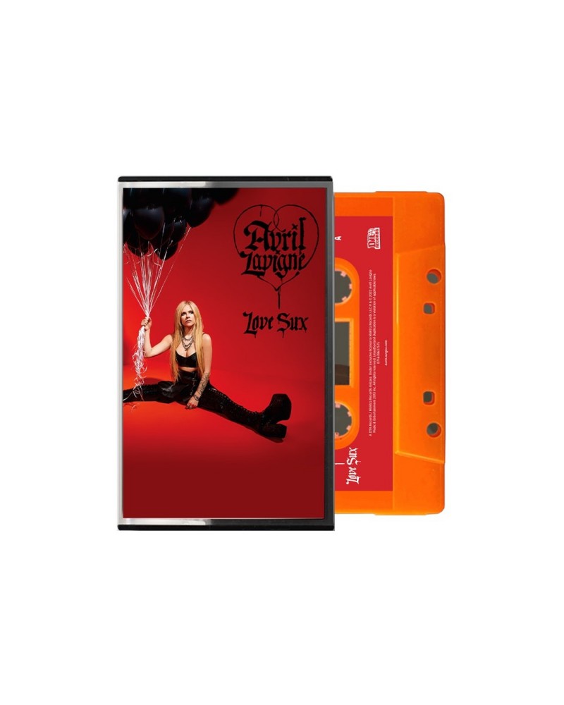 Avril Lavigne Love Sux Spotify FF Pumpkin Orange Cassette $5.54 Tapes