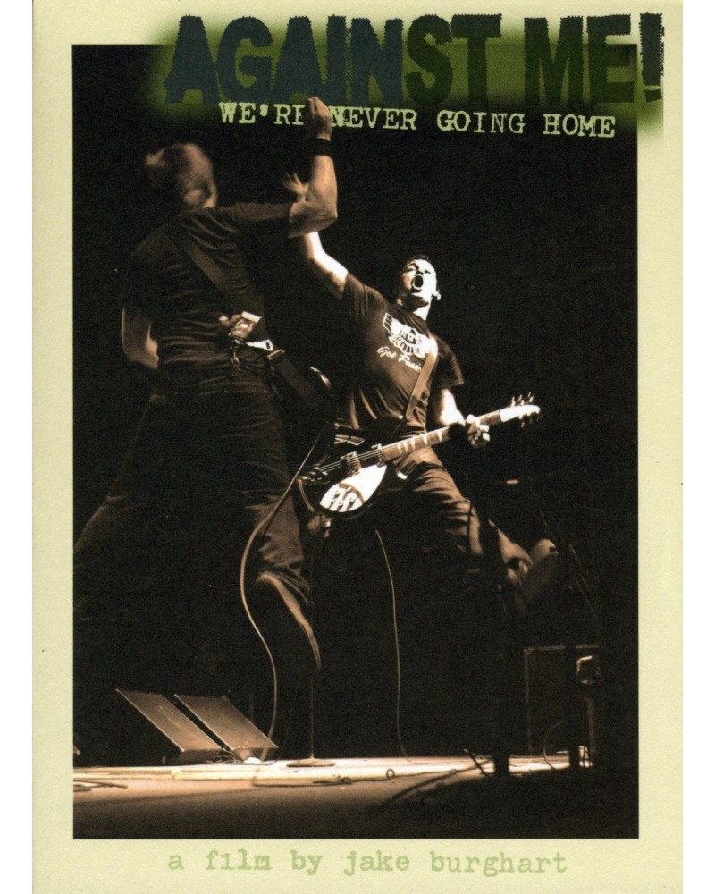 Against Me! WE'RE NEVER GOING HOME DVD $5.73 Videos