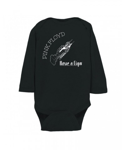 Pink Floyd Long Sleeve Bodysuit | Have A Cigar Album Cover Bodysuit $9.34 Shirts