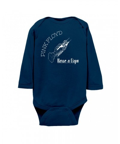 Pink Floyd Long Sleeve Bodysuit | Have A Cigar Album Cover Bodysuit $9.34 Shirts