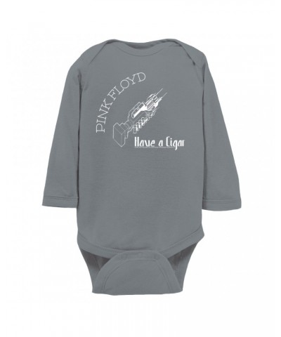 Pink Floyd Long Sleeve Bodysuit | Have A Cigar Album Cover Bodysuit $9.34 Shirts