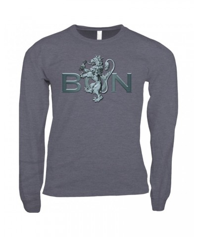 Bon Scott Long Sleeve Shirt | Bon Lion White Shirt $13.18 Shirts