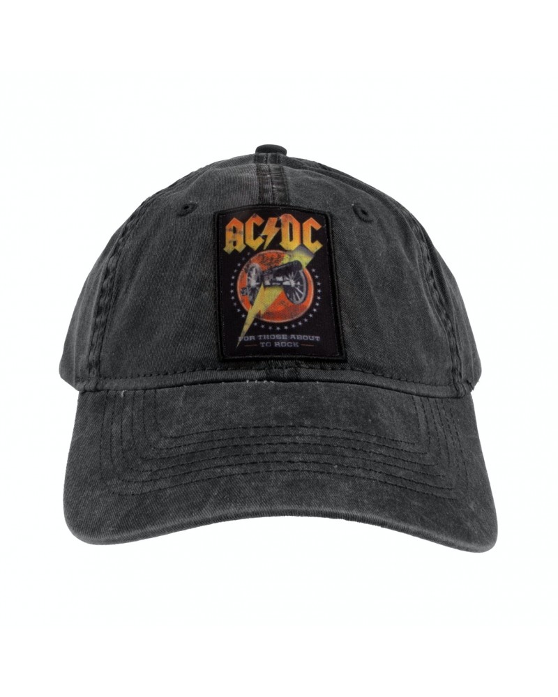 AC/DC Canon Grey Wash Baseball Cap $9.00 Hats