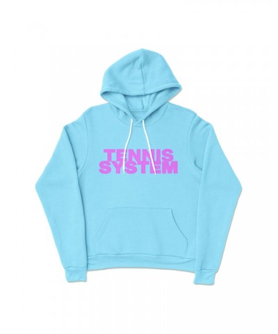 Tennis System "Autophobia" Pullover Hoodie (Blue) $12.25 Sweatshirts