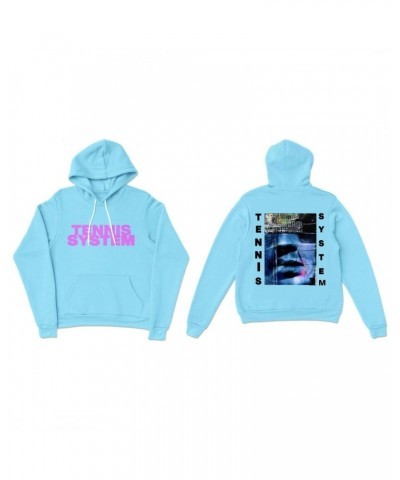 Tennis System "Autophobia" Pullover Hoodie (Blue) $12.25 Sweatshirts