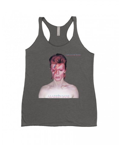 David Bowie Ladies' Tank Top | Aladdin Sane Album Cover Shirt $11.29 Shirts