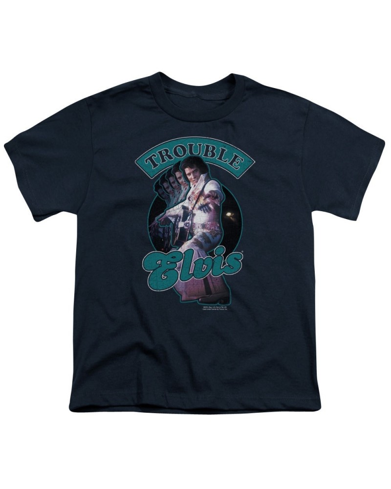 Elvis Presley Youth Tee | TOTAL TROUBLE Youth T Shirt $7.50 Kids